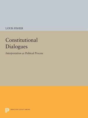 cover image of Constitutional Dialogues